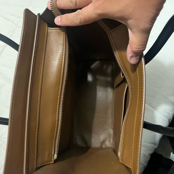 Celine Tricolor Leather Luggage Tote Bag - Picture 6 of 10